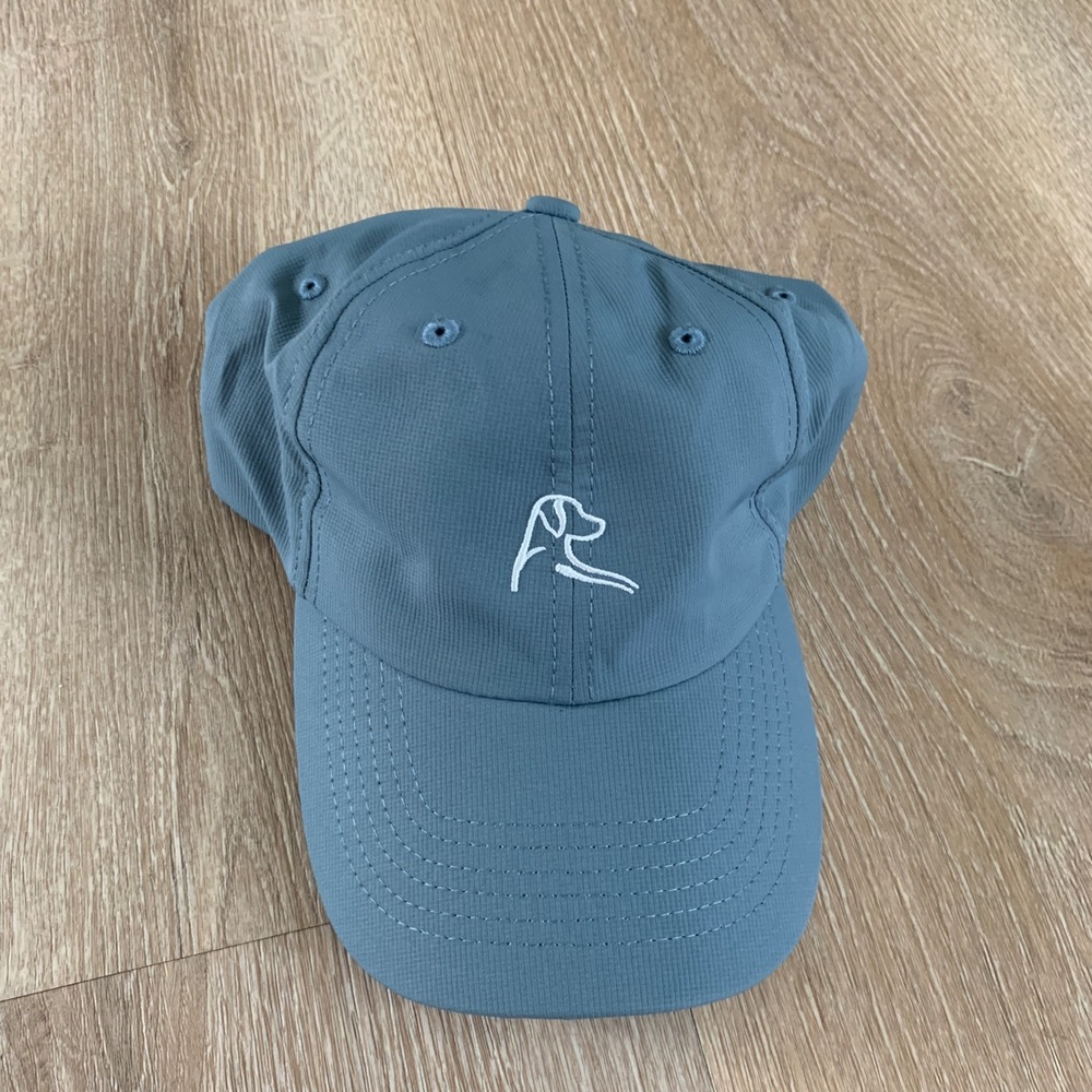 Rhoback Performance Hat Blue Ripstop Adjustable Dad Cap U00277-BUE Logo Hat
